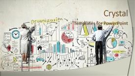  Presentation with business vision - Presentation theme with vision teacher - business strategy seminar background and a  colored foreground