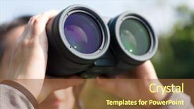  Presentation with asian - Cool new PPT theme with visionary - asian woman use backdrop and a tawny brown colored foreground