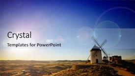  Presentation with novel - Amazing presentation theme having cervantes novel don quixote backdrop and a light blue colored foreground