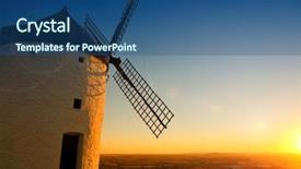  Presentation with novel - Presentation design featuring cervantes novel don quixote background and a ocean colored foreground