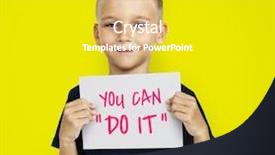  Presentation with park night city - Presentation with visitors flock to los angeles' background and a gray colored foreground