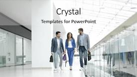  Presentation with bullseye center goal success business - Beautiful PPT layouts featuring visitors walk in the lobby backdrop and a white colored foreground