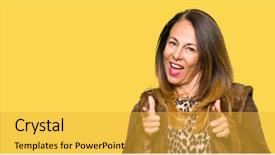  Presentation with beautiful flower elegant - Amazing PPT theme having vison - beautiful middle age elegant woman backdrop and a  colored foreground