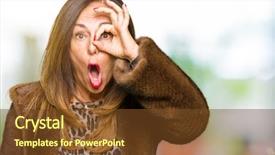  Presentation with beautiful flower elegant - Slide deck with vison - beautiful middle age elegant woman background and a tawny brown colored foreground