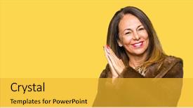  Presentation with beautiful flower elegant - Theme with vison - beautiful middle age elegant woman background and a  colored foreground