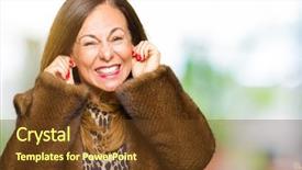  Presentation with elegant - Amazing PPT theme having vison - beautiful middle age elegant woman backdrop and a  colored foreground