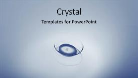  Presentation with visual acuity - Theme featuring visual acuity - contact lens on smooth background background and a light blue colored foreground