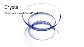  Presentation with visual acuity - Amazing slides having visual acuity - contact lens on smooth light backdrop and a white colored foreground