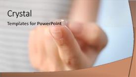  Presentation with visual acuity - Beautiful slides featuring visual acuity - female hand with contact lens backdrop and a soft green colored foreground