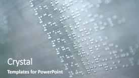  Presentation with page - Presentation enhanced with visual communications - plain braille page background and a gray colored foreground