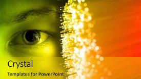  Presentation with high tech technology - Slide deck consisting of visual effects - high-tech technology background background and a gold colored foreground