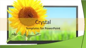  Presentation with effect - Amazing presentation theme having visual effects - modern tv with 3d effect backdrop and a yellow colored foreground