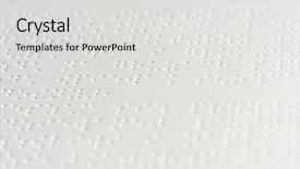  Presentation with visual impairment - Colorful slide set enhanced with visual impairment - white paper with text backdrop and a light gray colored foreground