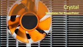  Presentation with visual merchandising - Colorful PPT layouts enhanced with visual merchandising - modern computer graphics card close backdrop and a red colored foreground