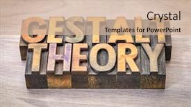  Presentation with visual perception - Beautiful slides featuring visual perception - gestalt theory word abstract backdrop and a soft green colored foreground