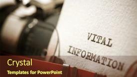  Presentation with information - PPT layouts featuring vital-information-text-written background and a tawny brown colored foreground