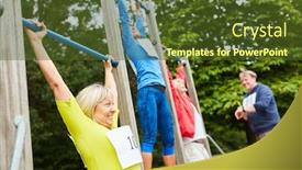  Presentation with trim - Slide deck enhanced with vital-seniors-group background and a tawny brown colored foreground