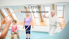  Presentation with tires - Beautiful slide set featuring vital-seniors-throw-tires backdrop and a lemonade colored foreground