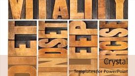  Presentation with mindset - Slide set enhanced with vital signs - diet sleep exercise and mindset background and a gold colored foreground