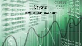  Presentation with diagram - Slides with vital signs - graph or diagram background and a mint green colored foreground