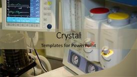  Presentation with resuscitation - Audience pleasing theme consisting of vital signs - resuscitation system anapnotherapy monitor backdrop and a coral colored foreground