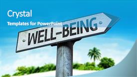  Presentation with well - Audience pleasing PPT layouts consisting of vital signs - well-being sign with a beach backdrop and a teal colored foreground