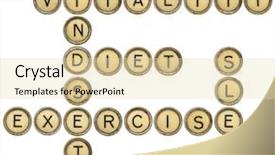  Presentation with mindset - Colorful slide deck enhanced with vitality diet mindset sleep backdrop and a lemonade colored foreground