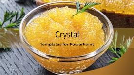  Presentation with vitamin - Cool new presentation theme with vitamin b - pike caviar or roe backdrop and a yellow colored foreground