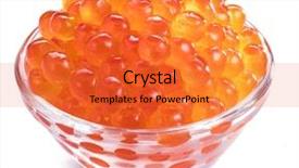  Presentation with vitamin - Amazing slide deck having vitamin b - red caviar in the bowl backdrop and a red colored foreground