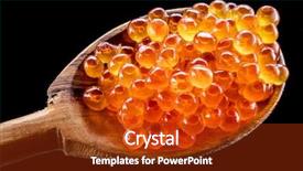  Presentation with vitamin - Cool new presentation theme with vitamin b - wooden spoon of red caviar backdrop and a tawny brown colored foreground