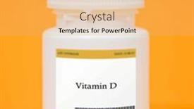  Presentation with immune - Presentation design consisting of vitamin-d-important-for-bone background and a yellow colored foreground