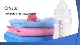  Presentation with white milk - Cool new slide set with vitamin formula - bottle for milk with towels backdrop and a  colored foreground