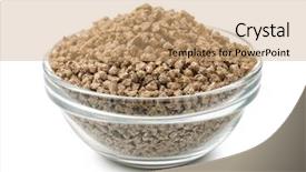  Presentation with compound interest - Cool new presentation theme with vitamin livestock - bowl of pelleted compound feed backdrop and a coral colored foreground