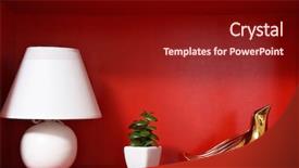  Presentation with vitamin - Cool new PPT theme with vitamin news - red bookcase with white accessories backdrop and a wine colored foreground