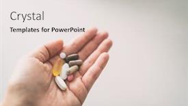  Presentation with supplements - Theme enhanced with vitamins-minerals-and-supplements-pill background and a lemonade colored foreground