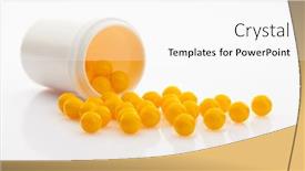  Presentation with food industry - Cool new PPT theme with vitamins-on-white-background-global backdrop and a white colored foreground