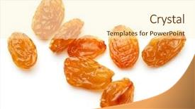  Presentation with yellow - Beautiful PPT layouts featuring vitamins sun - yellow sultanas raisins isolated backdrop and a cream colored foreground