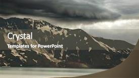  Presentation with geothermal - Amazing PPT theme having vitio geothermal lake askja iceland backdrop and a  colored foreground