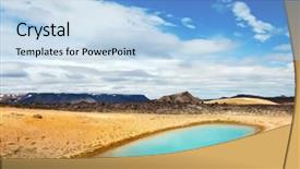  Presentation with geothermal - Presentation enhanced with vitis - viti is a beautiful crater background and a light blue colored foreground