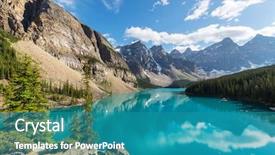  Presentation with banff national park - Amazing presentation having vivid color - beautiful moraine lake in banff backdrop and a teal colored foreground