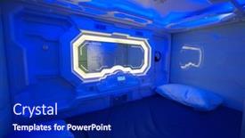  Presentation with capsule hotel - Presentation with vnukovo-russia-march-13-2019 background and a navy blue colored foreground