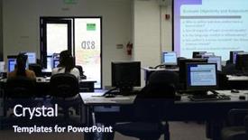  Presentation with vocational school - PPT theme having vocational school - photo of a presentation background and a wine colored foreground