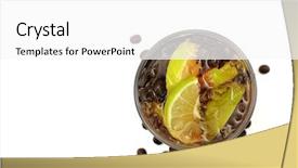  Presentation with rum - Audience pleasing theme consisting of long island - refreshment highball drink made backdrop and a white colored foreground