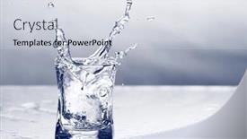  Presentation with vodka - Beautiful theme featuring vodka splash backdrop and a sky blue colored foreground