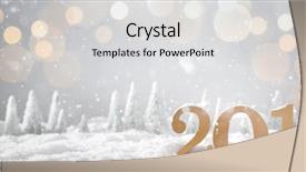  Presentation with new years 2019 - Theme having voeux - wooden numbers forming 2018 new background and a light gray colored foreground
