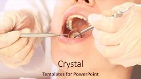  Presentation with patient centered - Theme enhanced with voice hygeine - comparing patient teeths background and a lemonade colored foreground