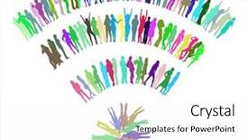  Presentation with wifi - Cool new presentation design with voice signal - illustration wifi icon made backdrop and a white colored foreground