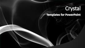  Presentation with smoke - PPT theme with  background and a  colored foreground