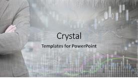  Presentation with volatility - Slide set enhanced with volatility - business stock market background background and a light gray colored foreground