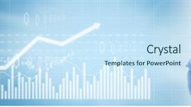  Presentation with volatility - Amazing presentation design having volatility - business stock market background backdrop and a sky blue colored foreground